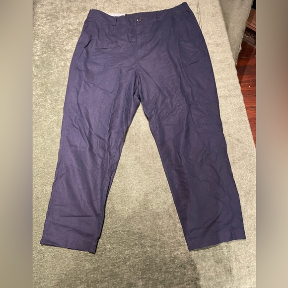 Uniqlo Linen cotton tapered trouser size XXL NWT - Picture 12 of 14